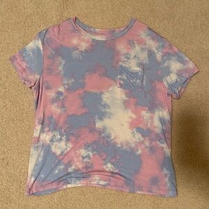 Kids Tie-Dye T-Shirt - Pink and Blue
